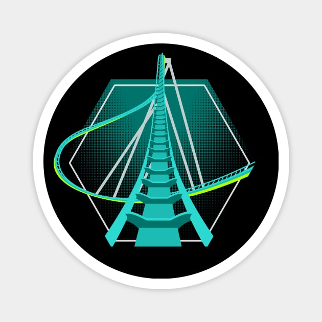 Fury 325 Giga Coaster Magnet by JFells